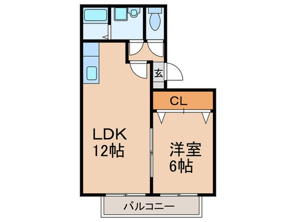 ドミールパークⅡの物件間取画像